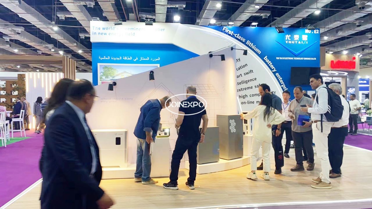 埃及展臺設計搭建 | 尤泰熙在埃及光伏展上推出新能源產品